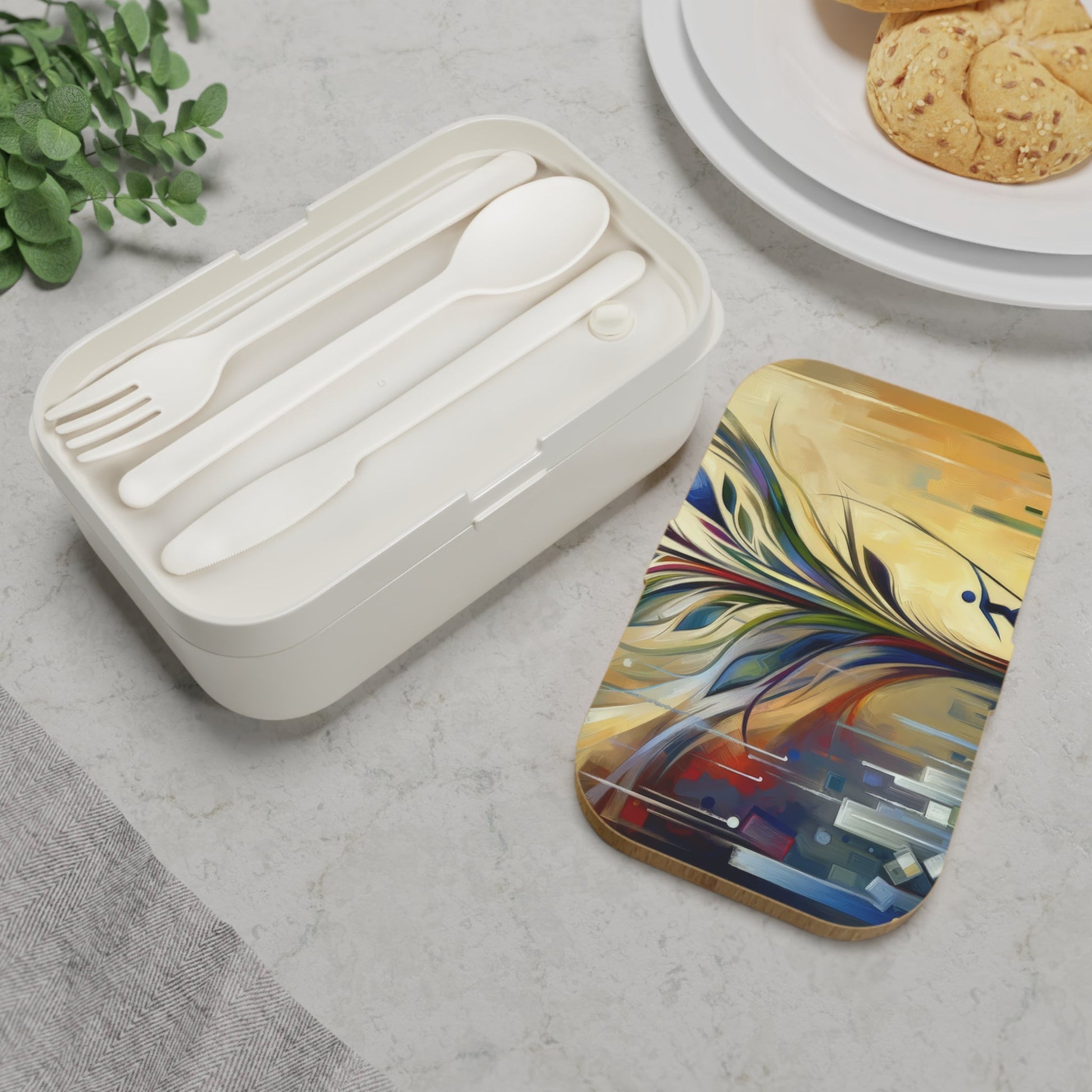 Pruning Distraction Tachism Bento Lunch Box - ATUH.ART