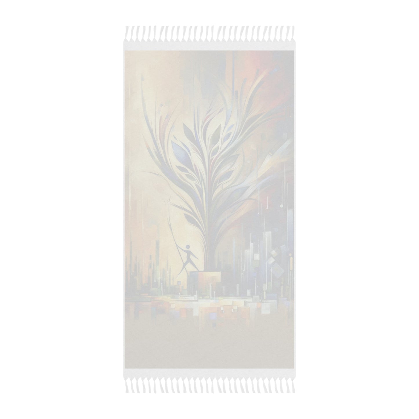 Pruning Distraction Tachism Boho Beach Cloth - ATUH.ART