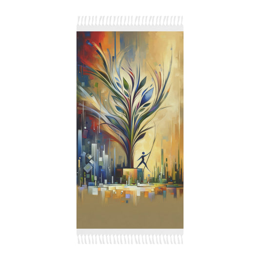 Pruning Distraction Tachism Boho Beach Cloth - ATUH.ART
