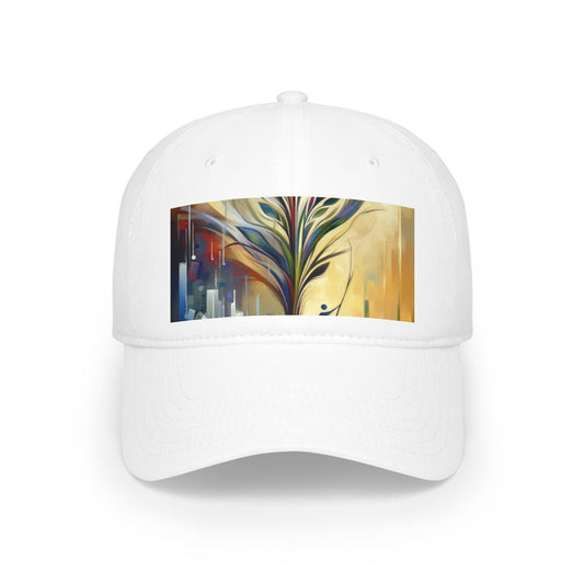 Pruning Distraction Tachism Low Profile Baseball Cap - ATUH.ART