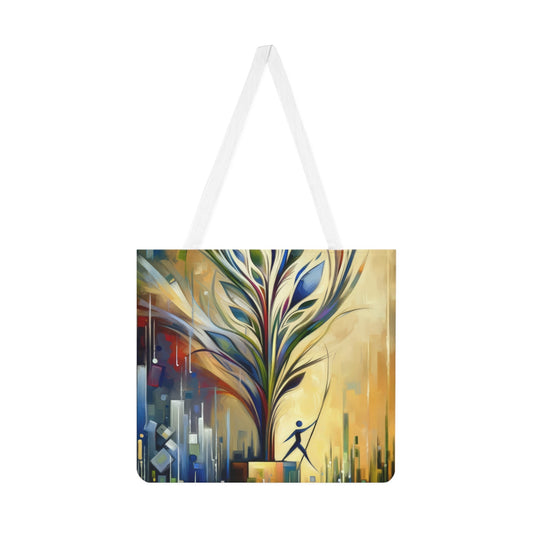 Pruning Distraction Tachism Shoulder Tote Bag (AOP) - ATUH.ART