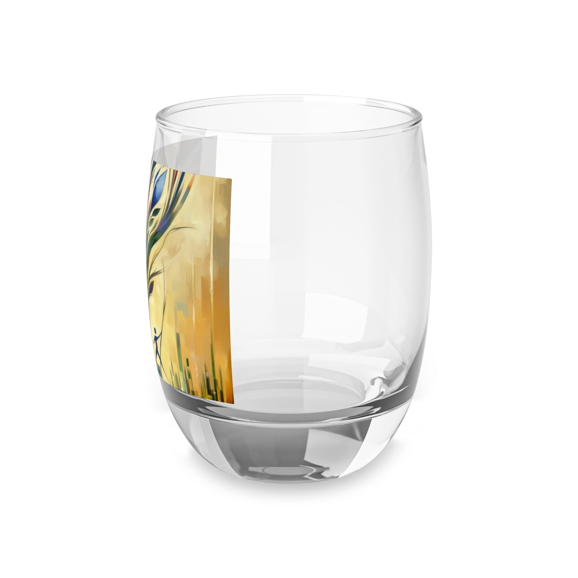 Pruning Distraction Tachism Whiskey Glass - ATUH.ART