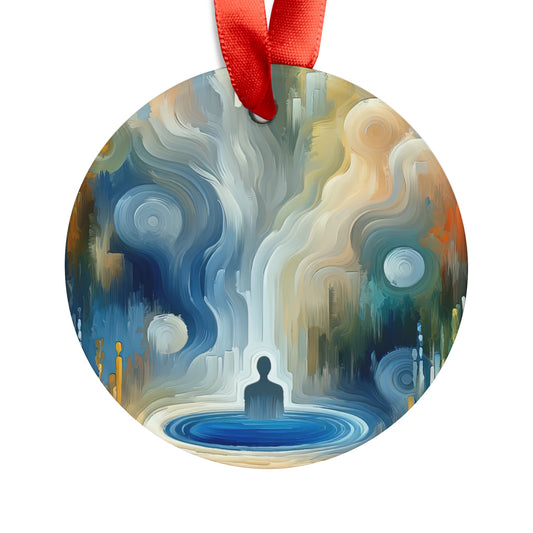 Psyche Spa Serenity Acrylic Ornament with Ribbon - ATUH.ART