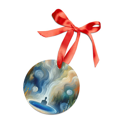 Psyche Spa Serenity Acrylic Ornament with Ribbon - ATUH.ART