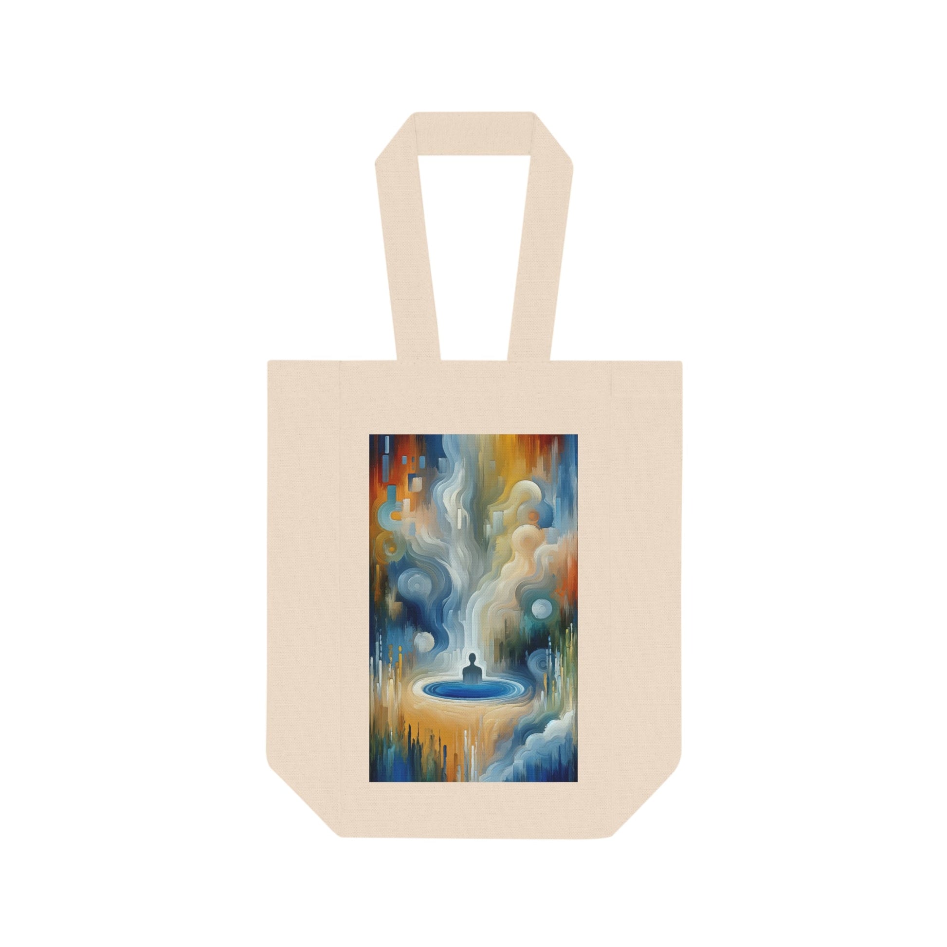 Psyche Spa Serenity Double Wine Tote Bag - ATUH.ART