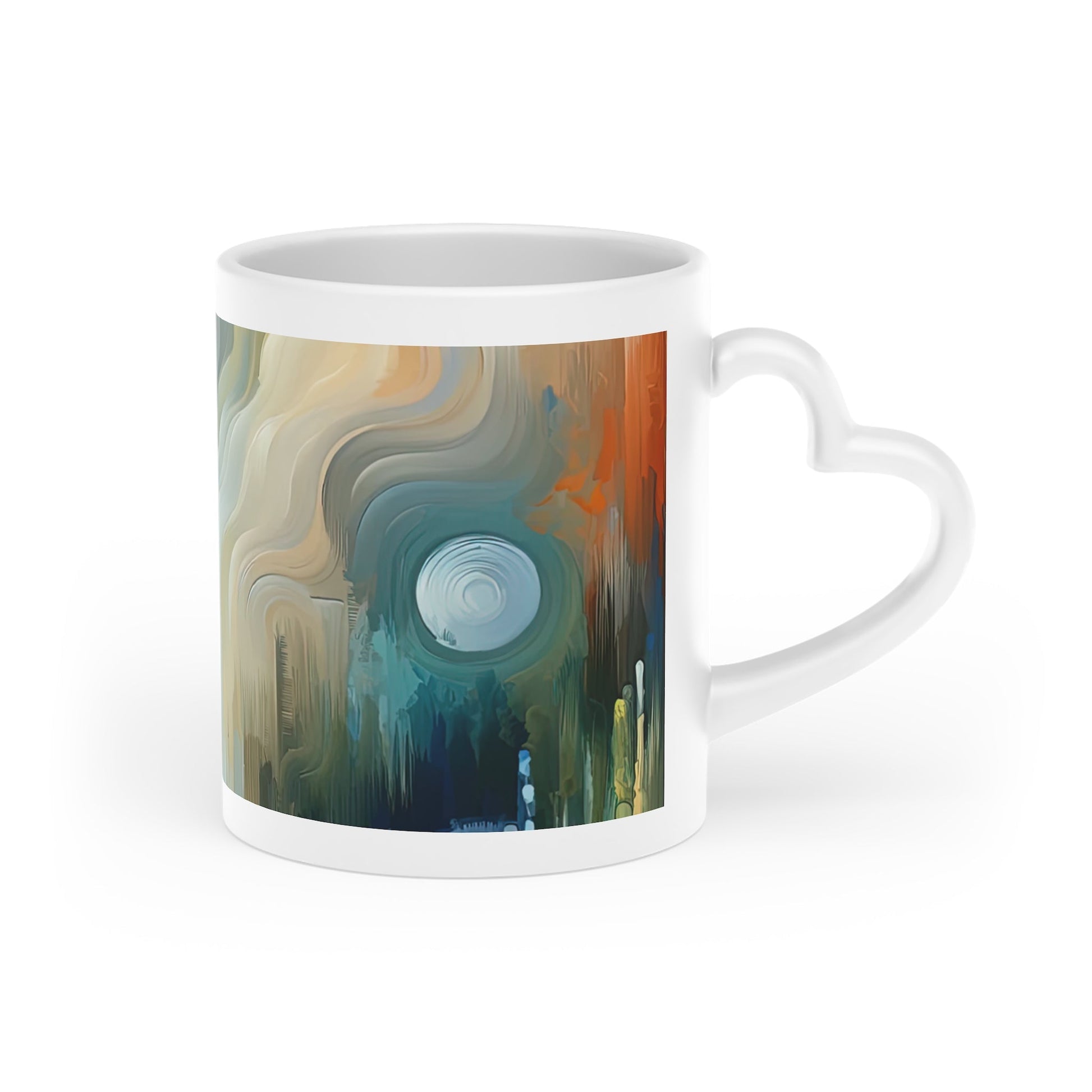 Psyche Spa Serenity Heart-Shaped Mug - ATUH.ART