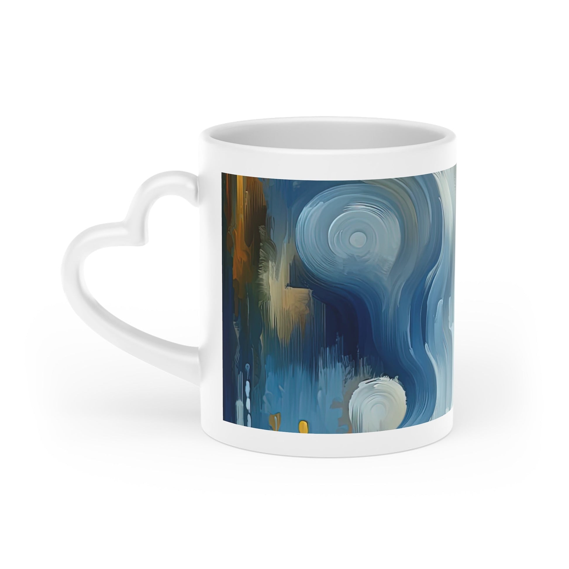 Psyche Spa Serenity Heart-Shaped Mug - ATUH.ART