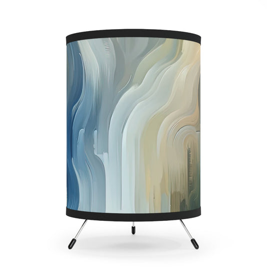 Psyche Spa Serenity Tripod Lamp with High-Res Printed Shade, US\CA plug - ATUH.ART