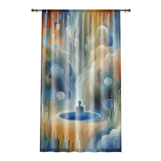 Psyche Spa Serenity Window Curtain - ATUH.ART