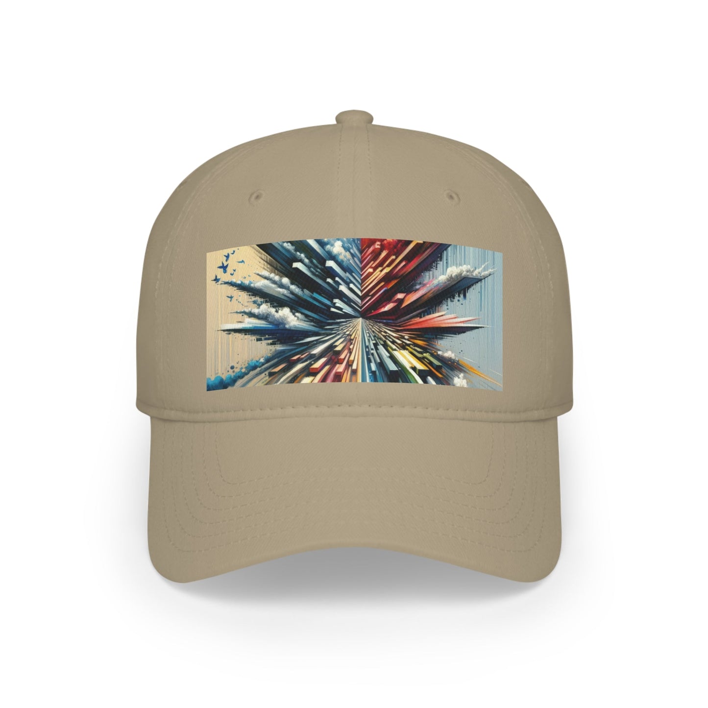 Rapid Perspective Shift Low Profile Baseball Cap - ATUH.ART