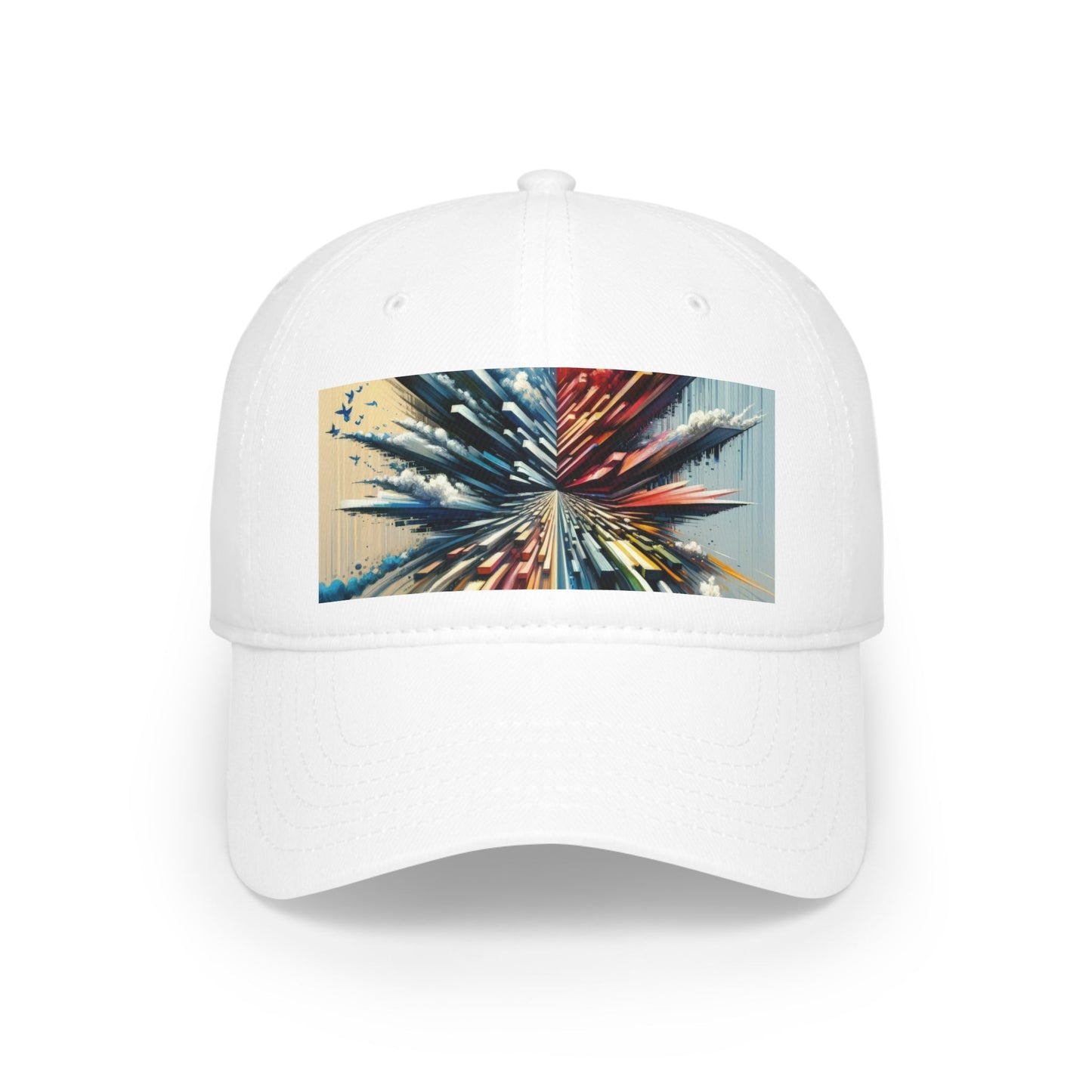 Rapid Perspective Shift Low Profile Baseball Cap - ATUH.ART