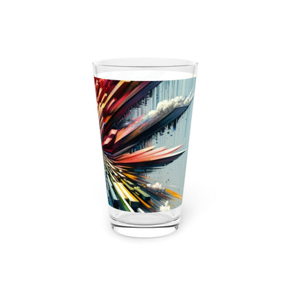 Rapid Perspective Shift Pint Glass, 16oz - ATUH.ART