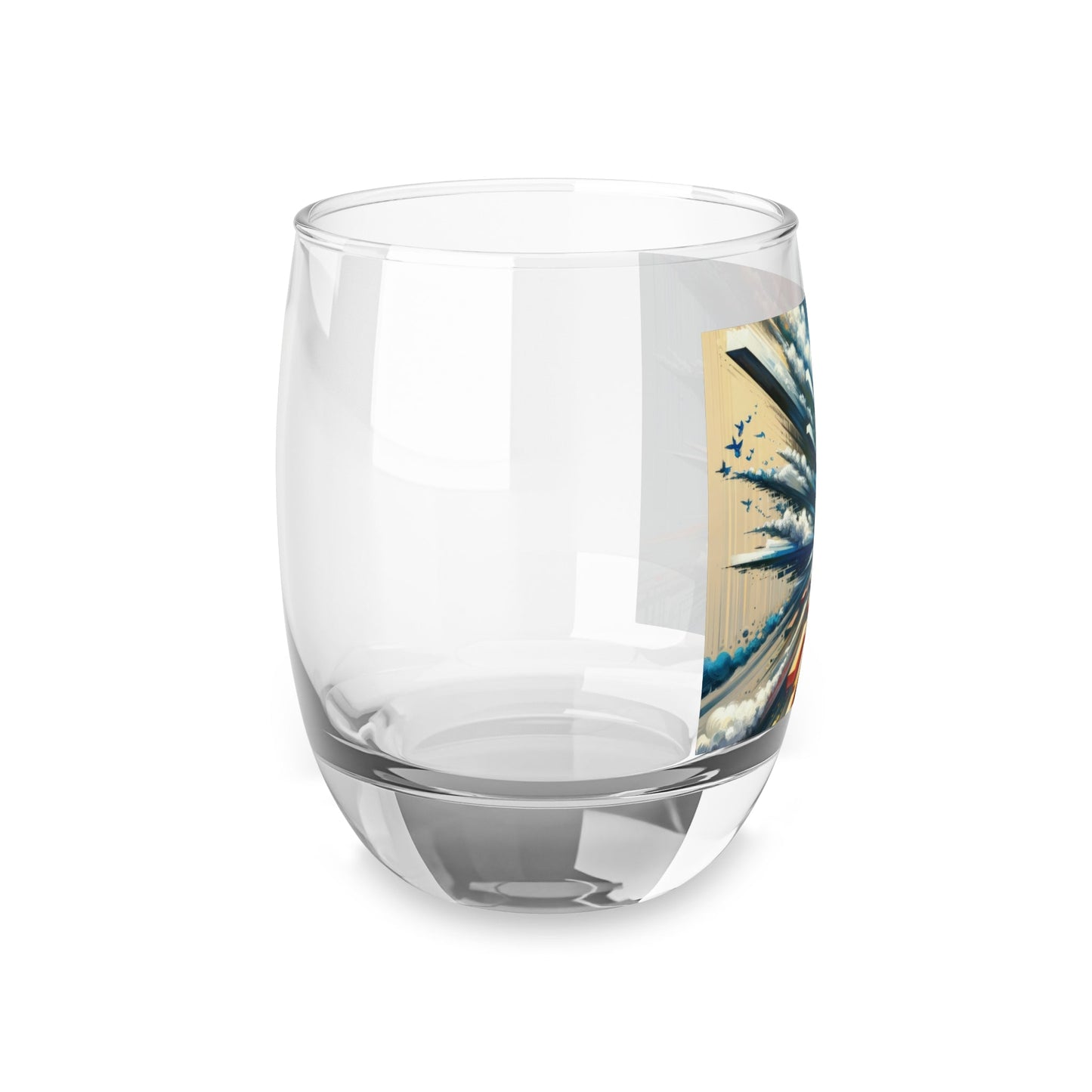 Rapid Perspective Shift Whiskey Glass - ATUH.ART