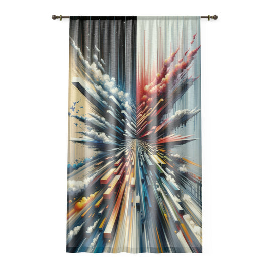 Rapid Perspective Shift Window Curtain - ATUH.ART