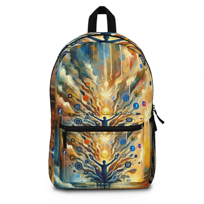 Reflective Digital Meditation Backpack - ATUH.ART