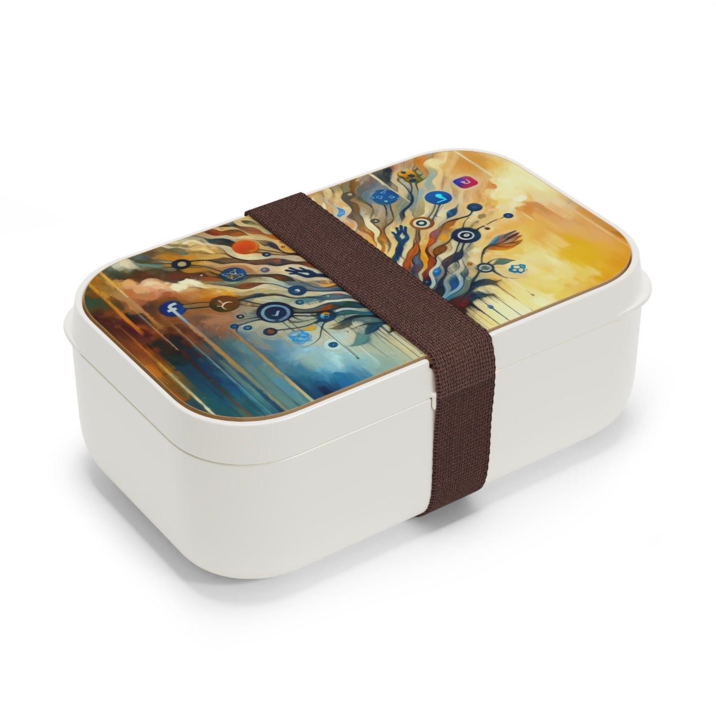 Reflective Digital Meditation Bento Lunch Box - ATUH.ART