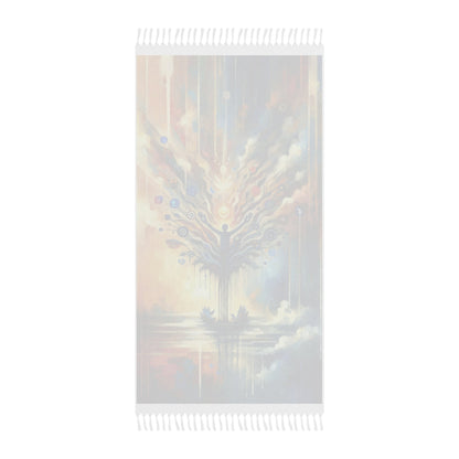 Reflective Digital Meditation Boho Beach Cloth - ATUH.ART