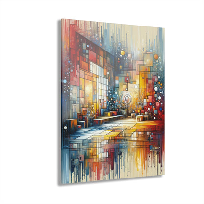Reflective Habitation Art Acrylic Prints (French Cleat Hanging) - ATUH.ART
