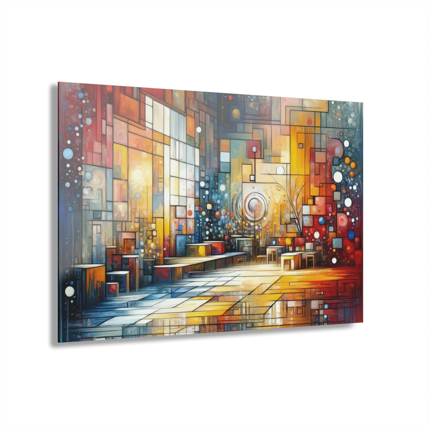 Reflective Habitation Art Acrylic Prints (French Cleat Hanging) - ATUH.ART