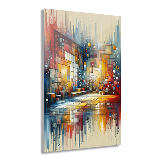 Reflective Habitation Art Acrylic Prints (French Cleat Hanging) - ATUH.ART