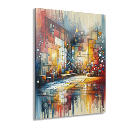 Reflective Habitation Art Acrylic Prints (French Cleat Hanging) - ATUH.ART
