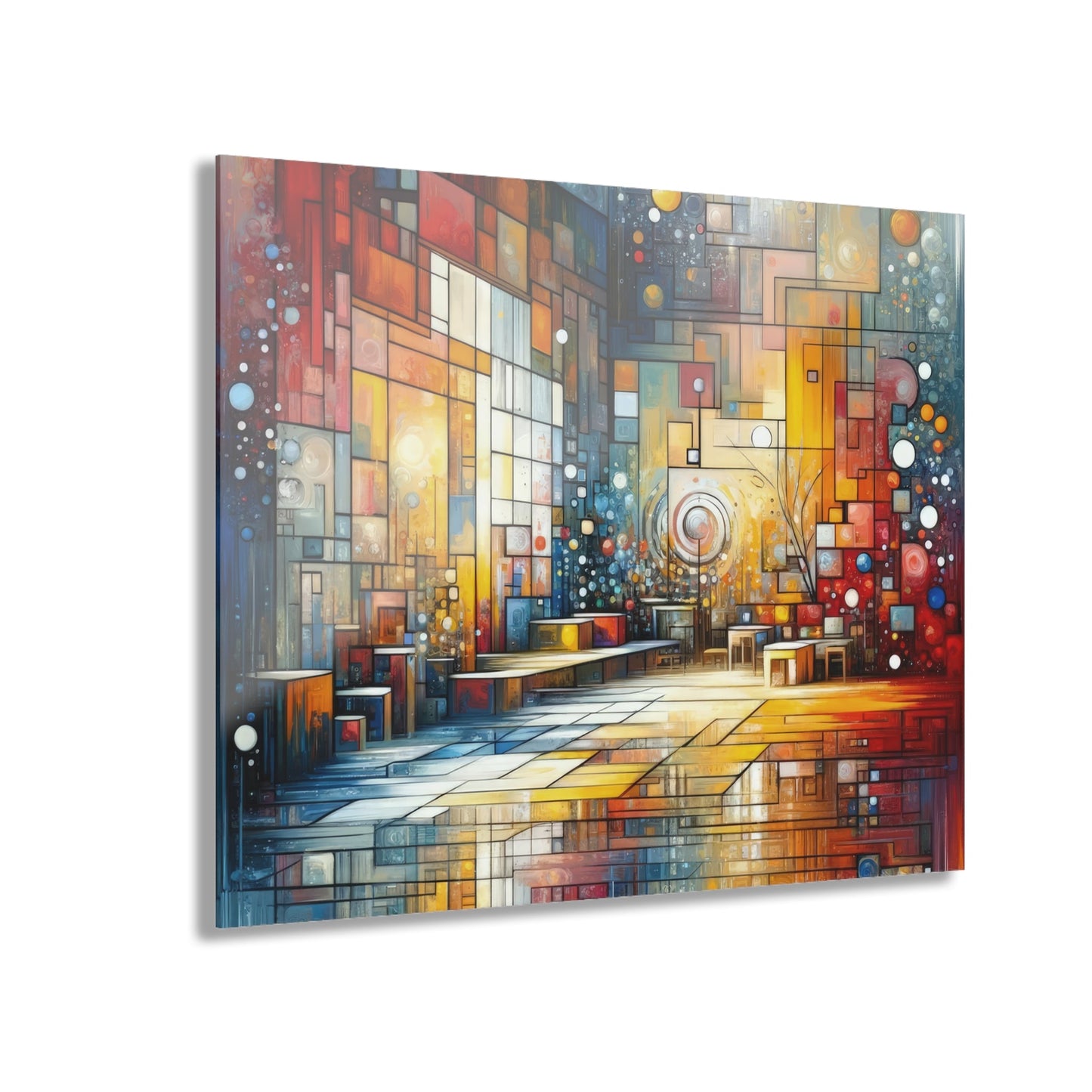 Reflective Habitation Art Acrylic Prints (French Cleat Hanging) - ATUH.ART