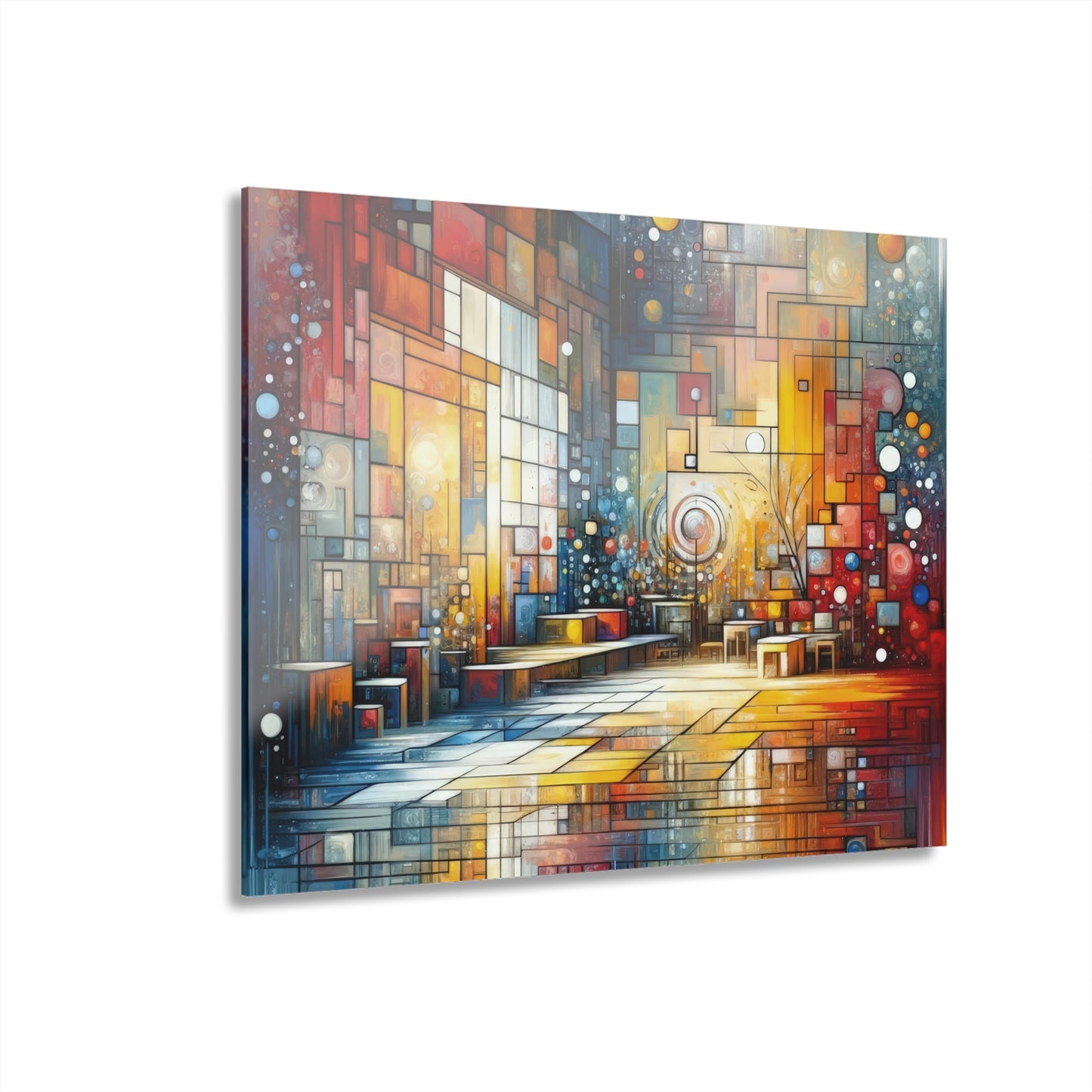 Reflective Habitation Art Acrylic Prints (French Cleat Hanging) - ATUH.ART