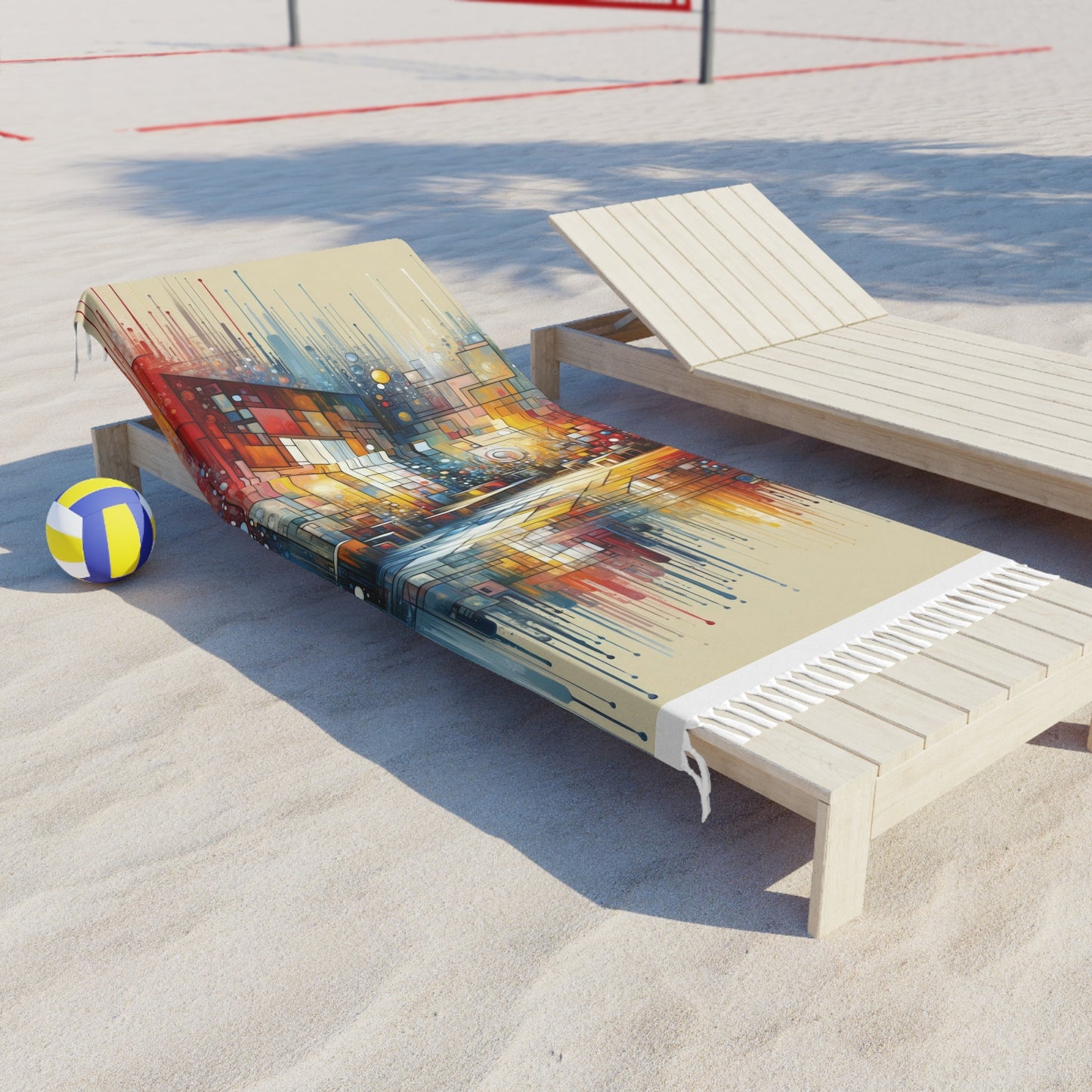 Reflective Habitation Art Boho Beach Cloth - ATUH.ART