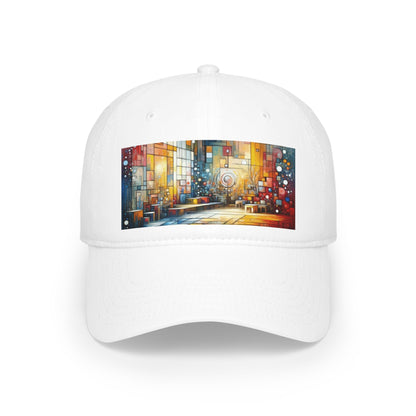 Reflective Habitation Art Low Profile Baseball Cap - ATUH.ART