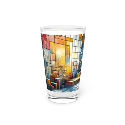 Reflective Habitation Art Pint Glass, 16oz - ATUH.ART