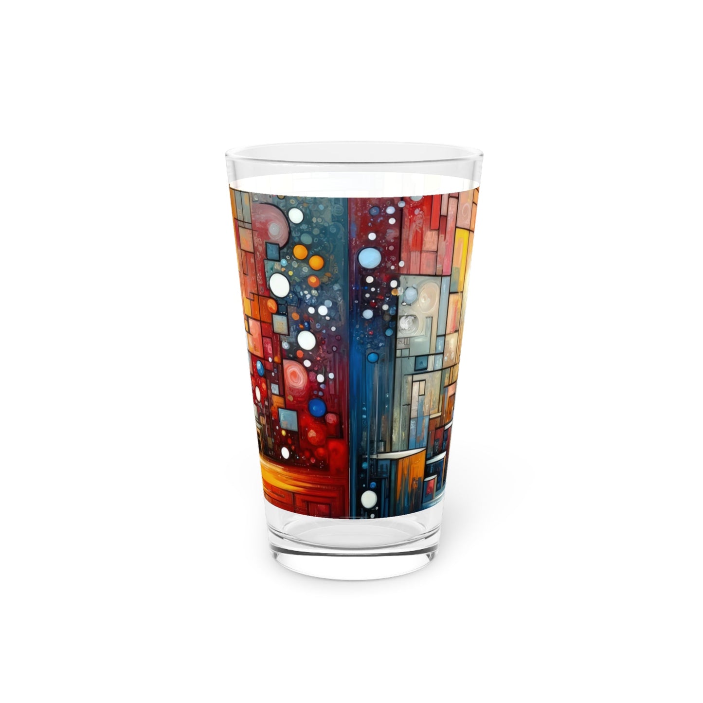 Reflective Habitation Art Pint Glass, 16oz - ATUH.ART