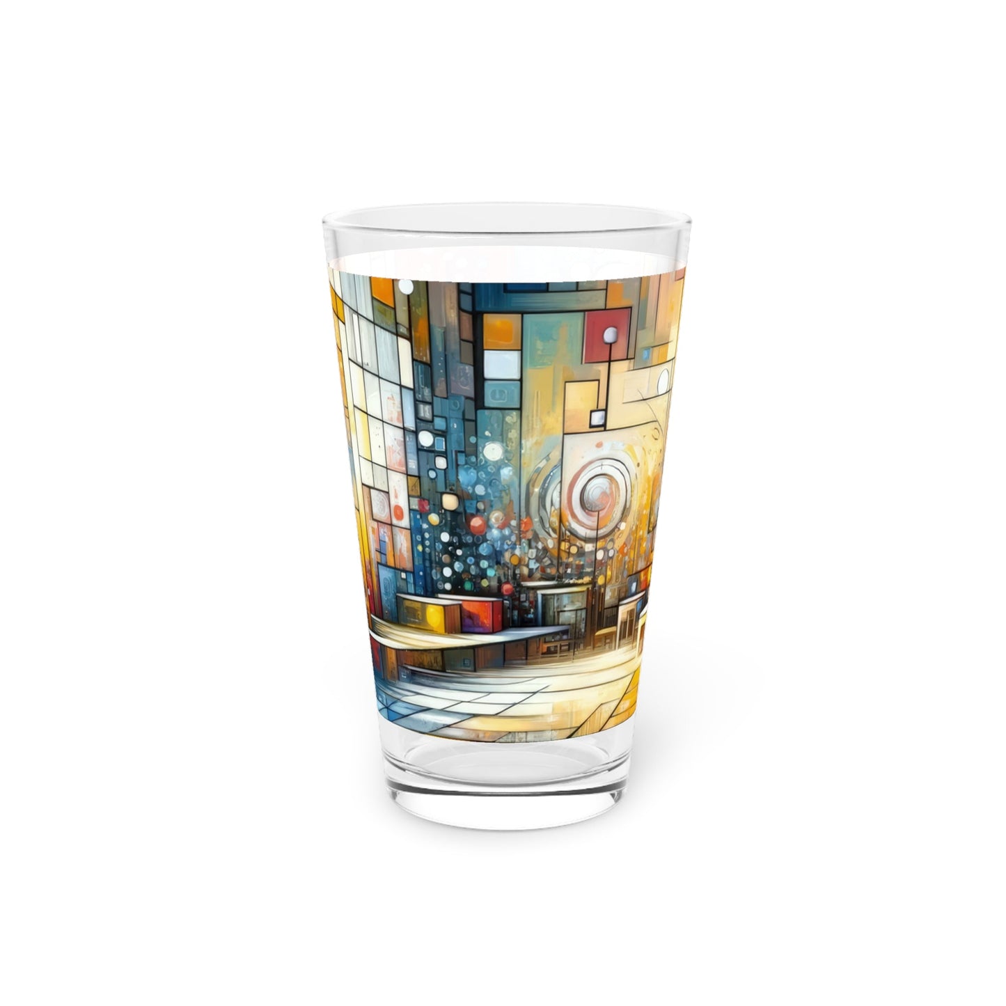 Reflective Habitation Art Pint Glass, 16oz - ATUH.ART