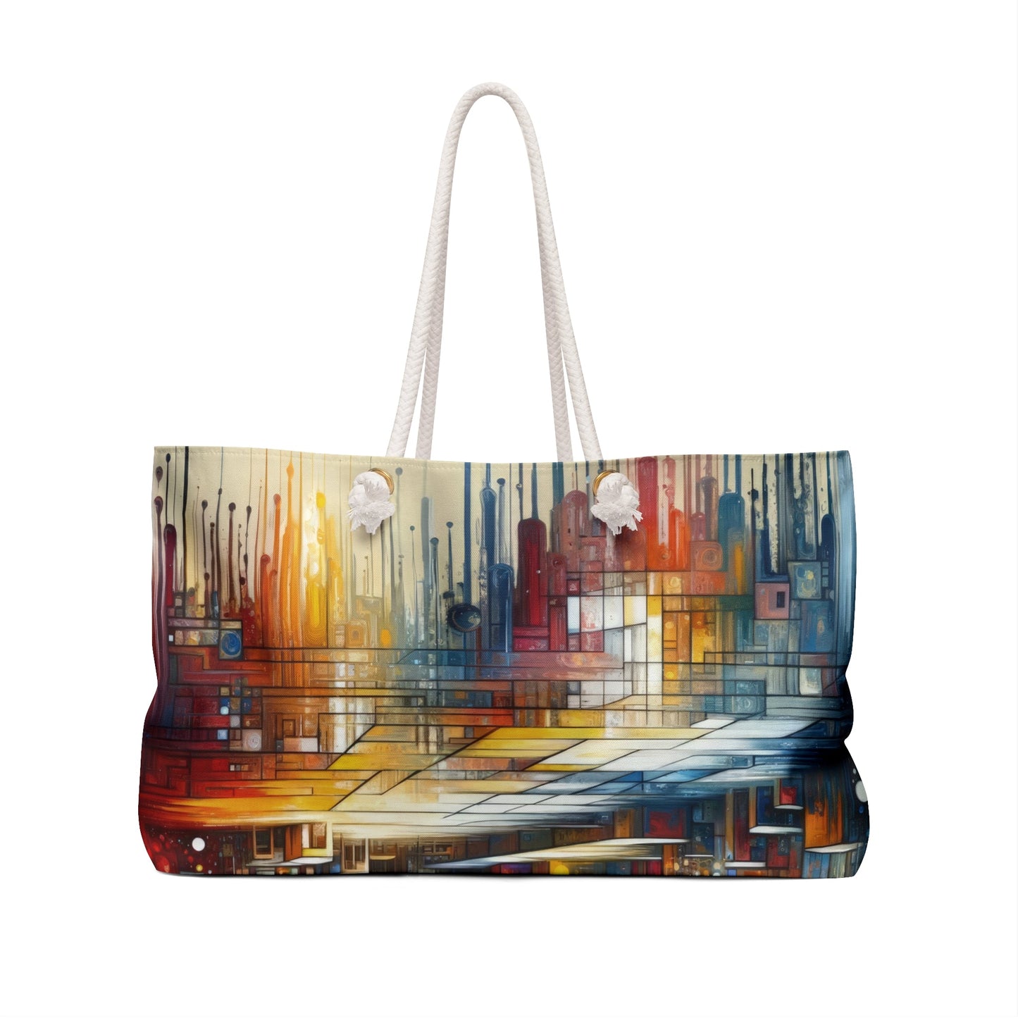 Reflective Habitation Art Weekender Bag - ATUH.ART