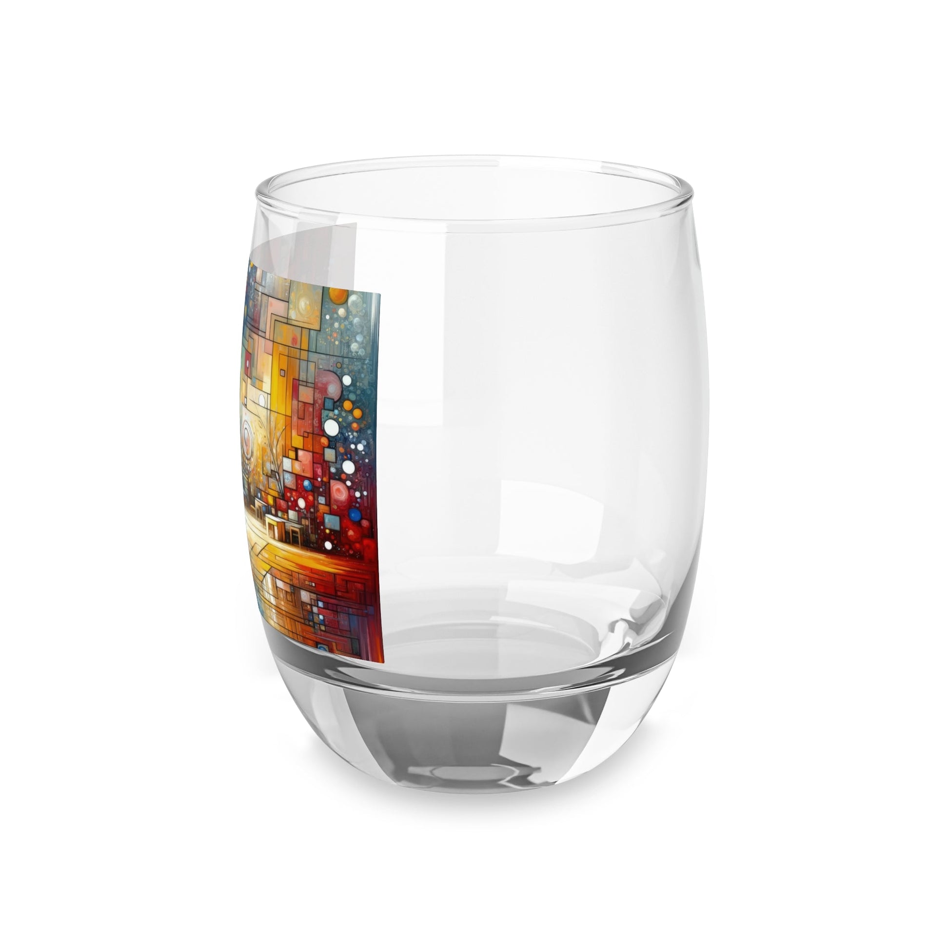 Reflective Habitation Art Whiskey Glass - ATUH.ART