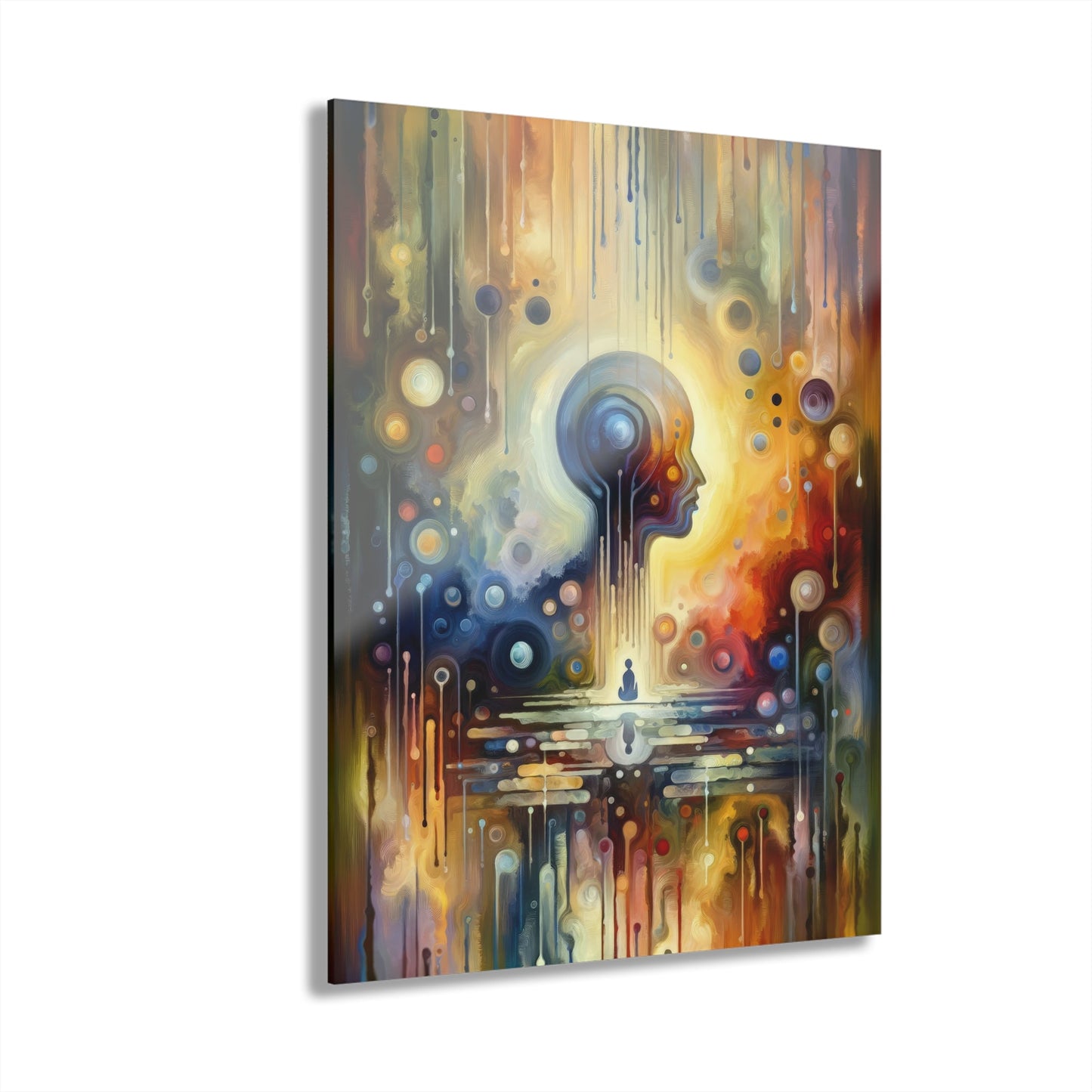 Reflective Oneness Healing Acrylic Prints (French Cleat Hanging) - ATUH.ART