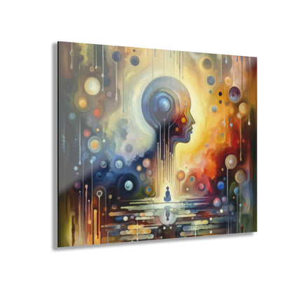 Reflective Oneness Healing Acrylic Prints (French Cleat Hanging) - ATUH.ART