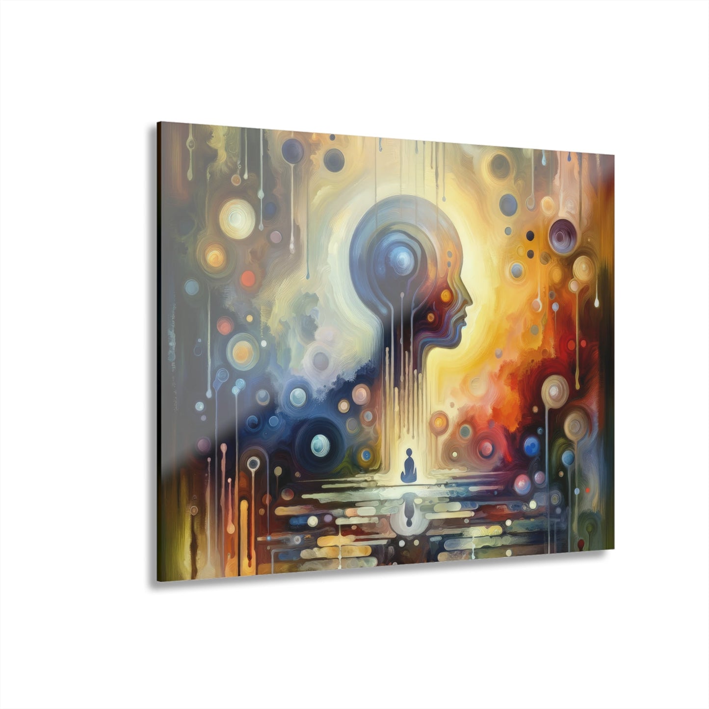 Reflective Oneness Healing Acrylic Prints (French Cleat Hanging) - ATUH.ART