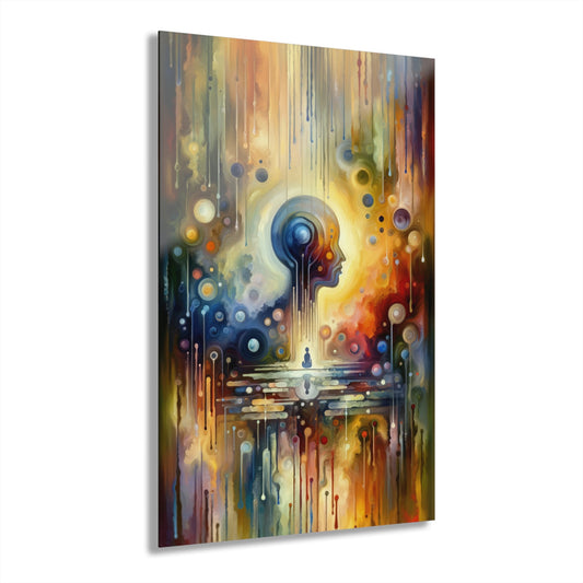 Reflective Oneness Healing Acrylic Prints (French Cleat Hanging) - ATUH.ART