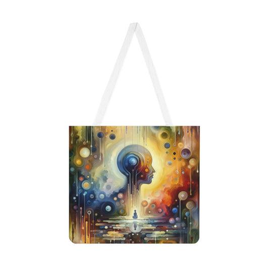 Reflective Oneness Healing Shoulder Tote Bag (AOP) - ATUH.ART