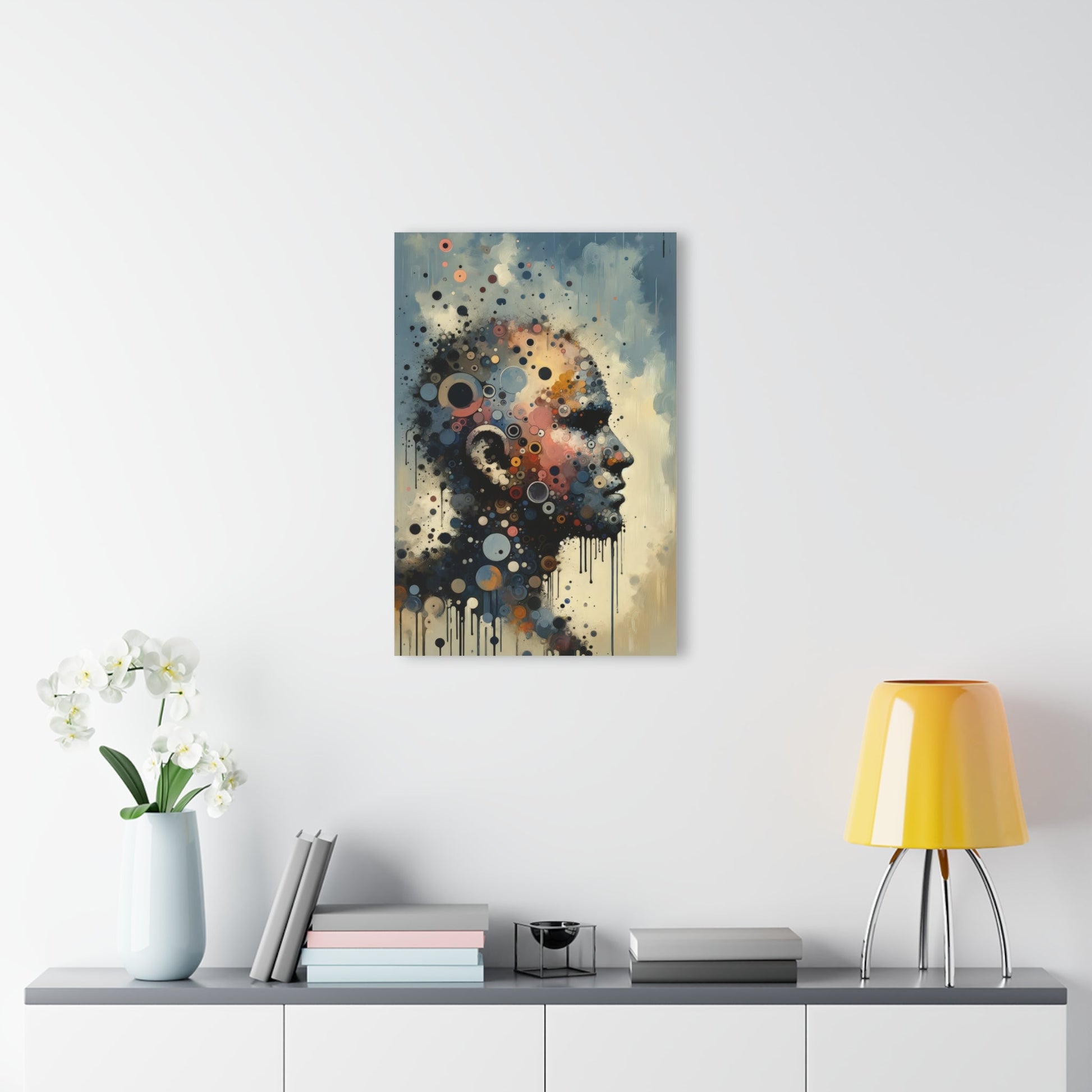 Reflective Tachism Contemplation Acrylic Prints (French Cleat Hanging) - ATUH.ART