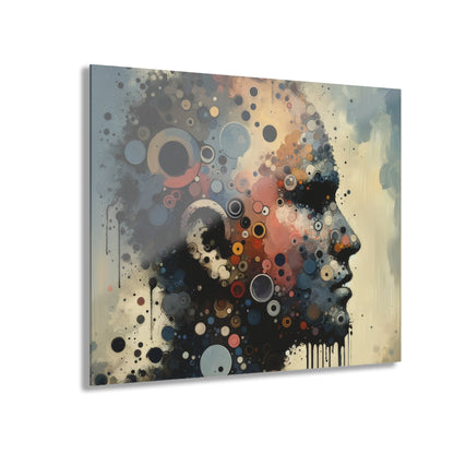 Reflective Tachism Contemplation Acrylic Prints (French Cleat Hanging) - ATUH.ART