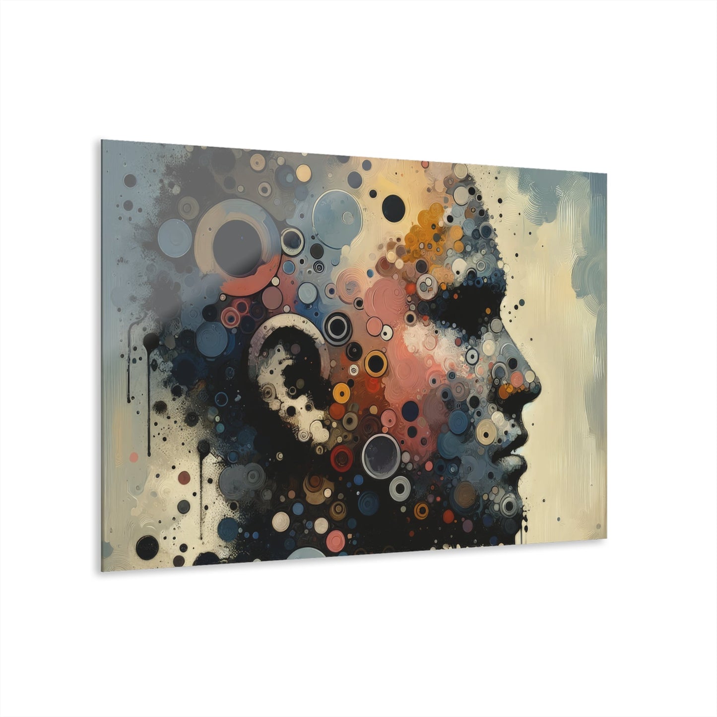 Reflective Tachism Contemplation Acrylic Prints (French Cleat Hanging) - ATUH.ART
