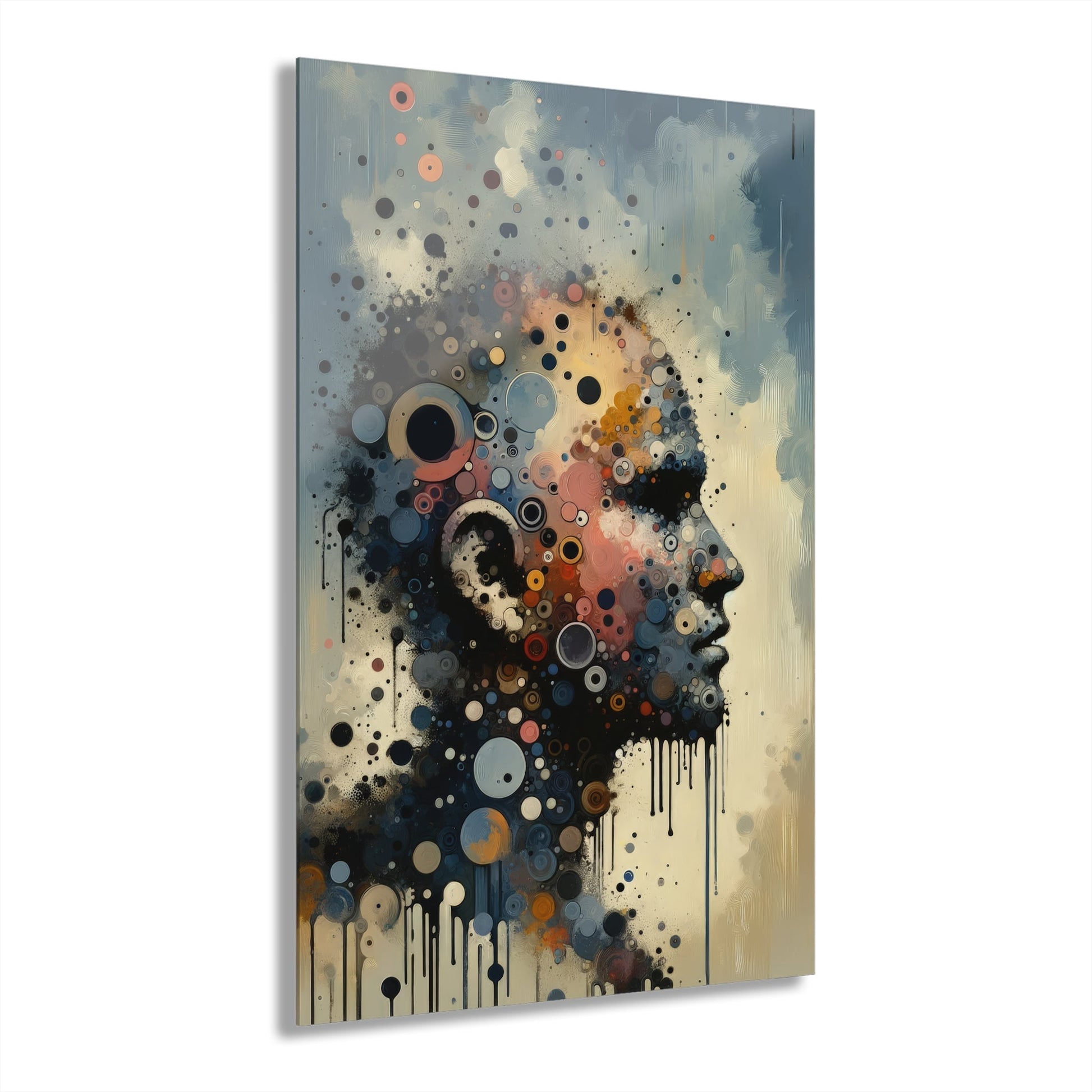 Reflective Tachism Contemplation Acrylic Prints (French Cleat Hanging) - ATUH.ART