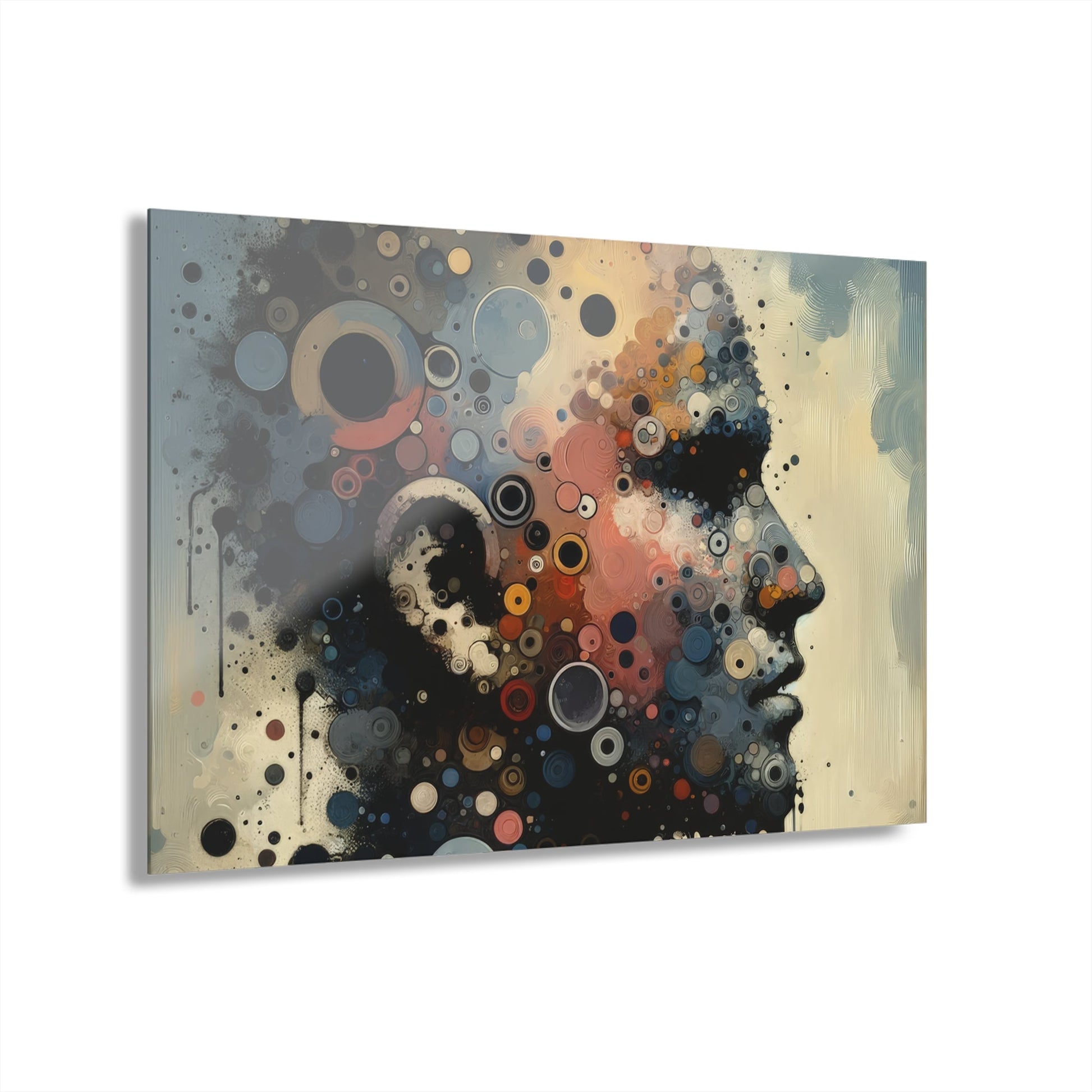 Reflective Tachism Contemplation Acrylic Prints (French Cleat Hanging) - ATUH.ART