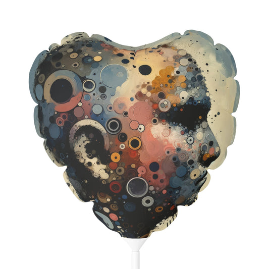 Reflective Tachism Contemplation Balloon (Round and Heart-shaped), 11" - ATUH.ART