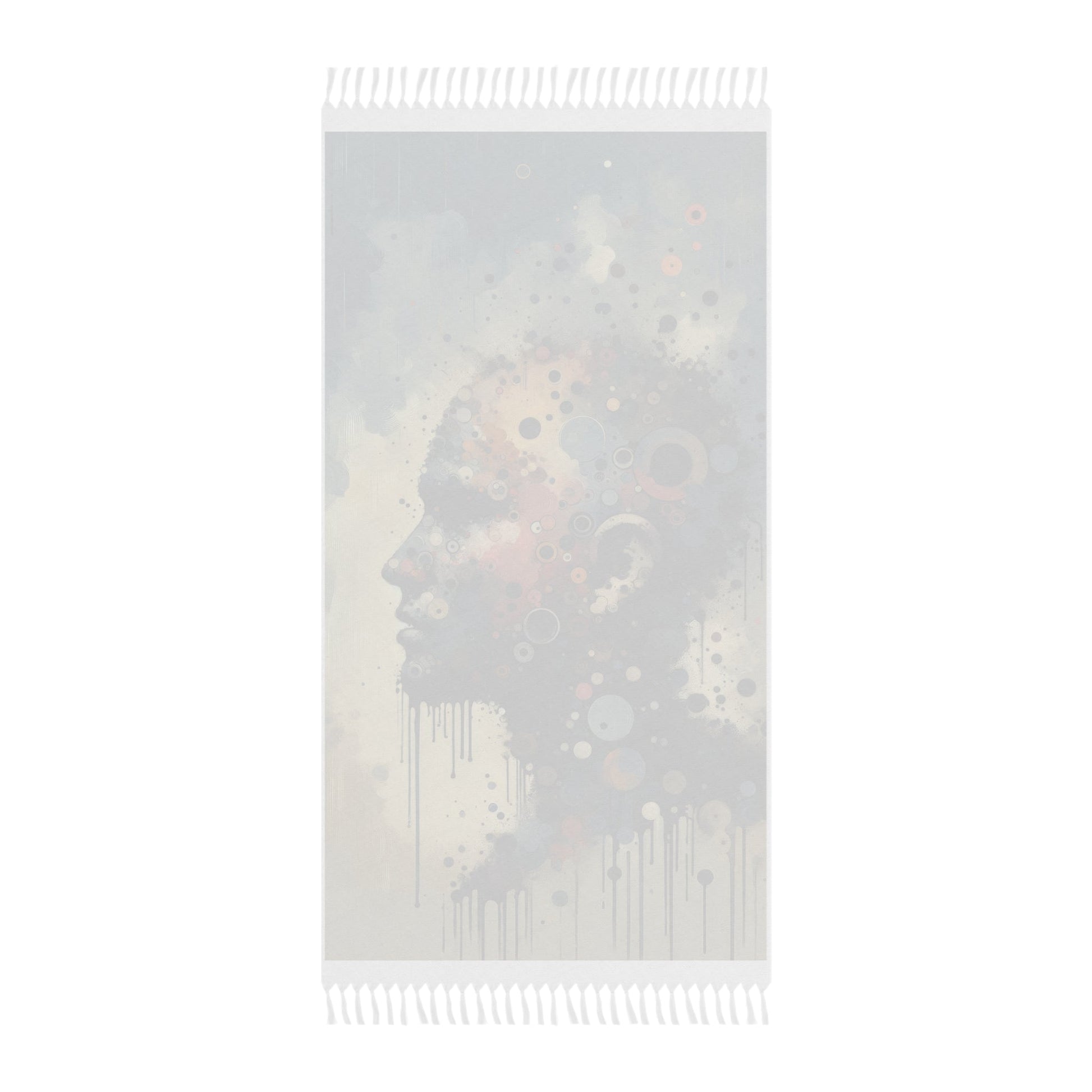 Reflective Tachism Contemplation Boho Beach Cloth - ATUH.ART