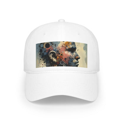 Reflective Tachism Contemplation Low Profile Baseball Cap - ATUH.ART