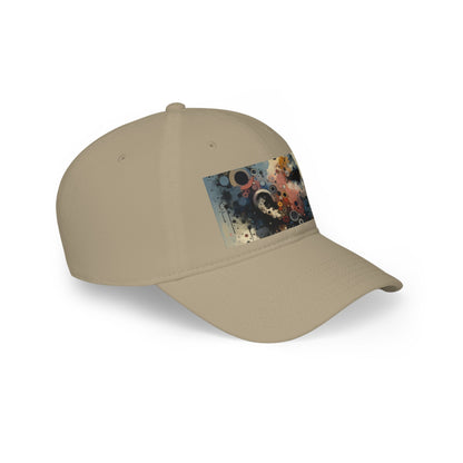 Reflective Tachism Contemplation Low Profile Baseball Cap - ATUH.ART