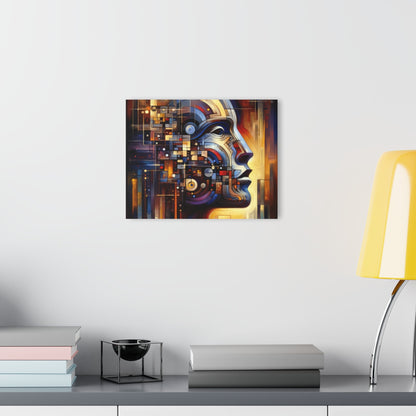 Reflective Tachism Shield Acrylic Prints (French Cleat Hanging) - ATUH.ART