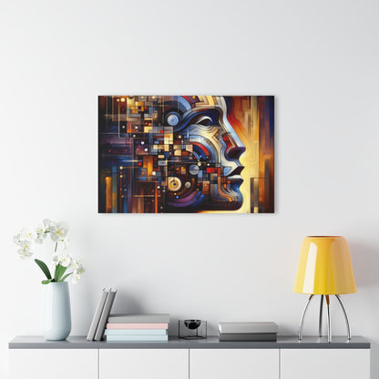 Reflective Tachism Shield Acrylic Prints (French Cleat Hanging) - ATUH.ART